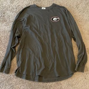 Georgia bulldogs oversized long sleeve